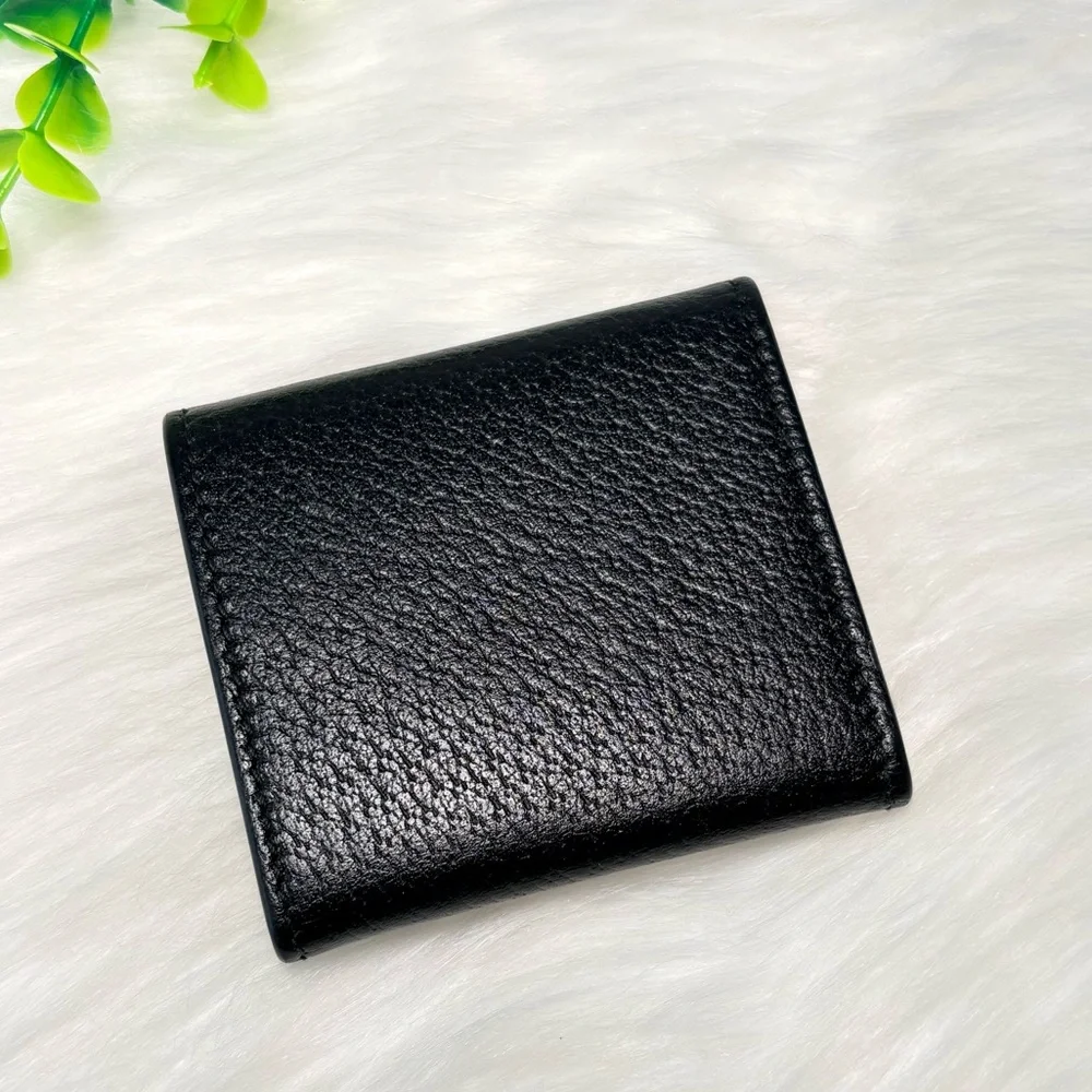 Gucci GG Marmont Black Leather Coin‎ Wallet